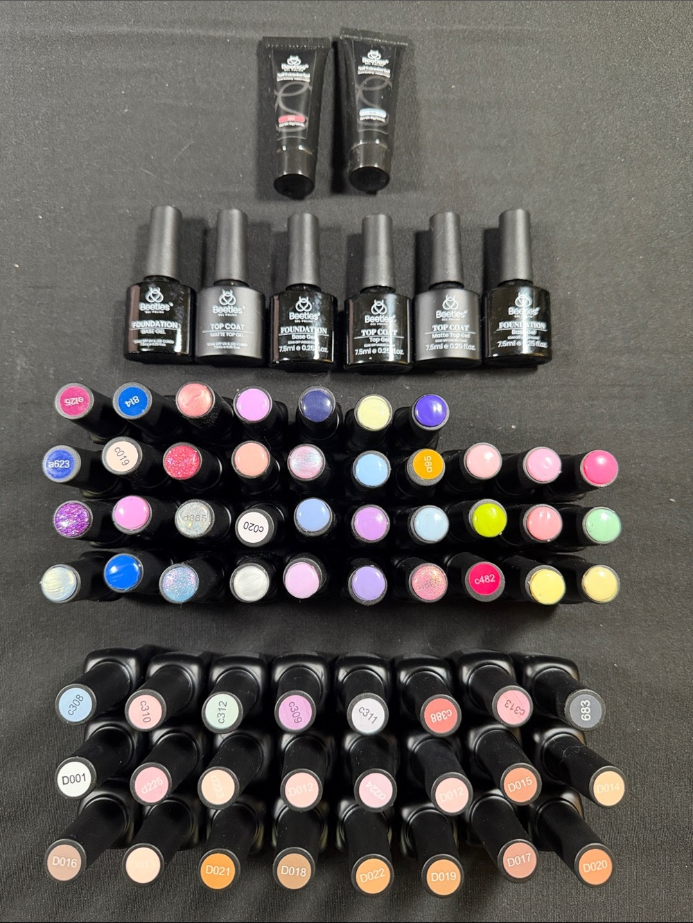 Beetles Mega Gel Nail Polish Bundle - 68 Pcs Lot💅